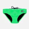 Slip da bagno da bambino Billy in spugna con stampa palme in rilievo