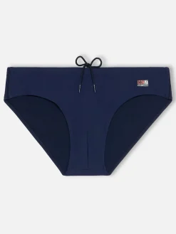 Slip da bagno da uomo blu navy Cayo