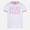 T-shirt da bambina in cotone con stampa groovy di Saint Barth