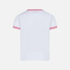 T-shirt da bambina in cotone con stampa groovy di Saint Barth