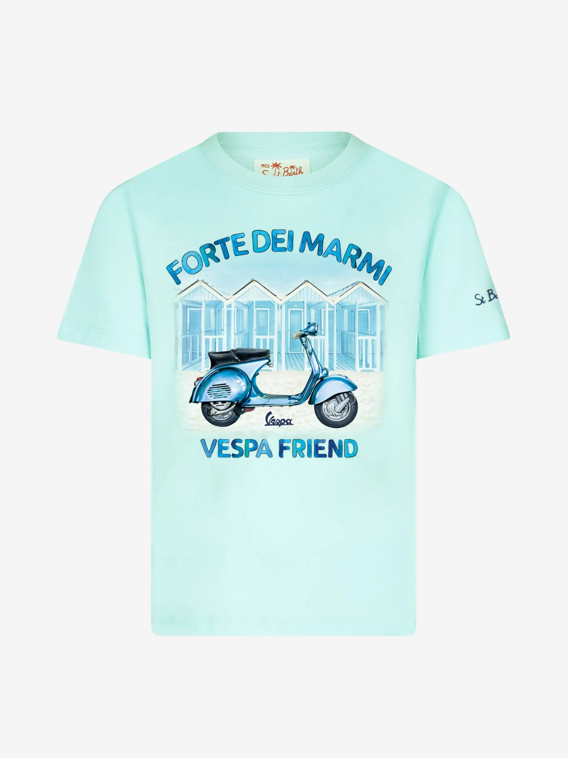 T-shirt da bambino in cotone con stampa Vespa | Vespa® Edizione Speciale