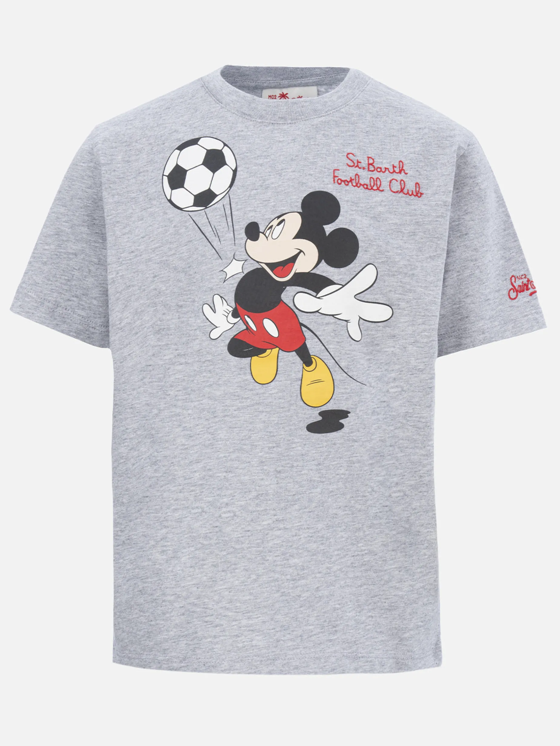 T-shirt da bambino in cotone con stampa e ricamo Topolino | EDIZIONE SPECIALE DISNEY