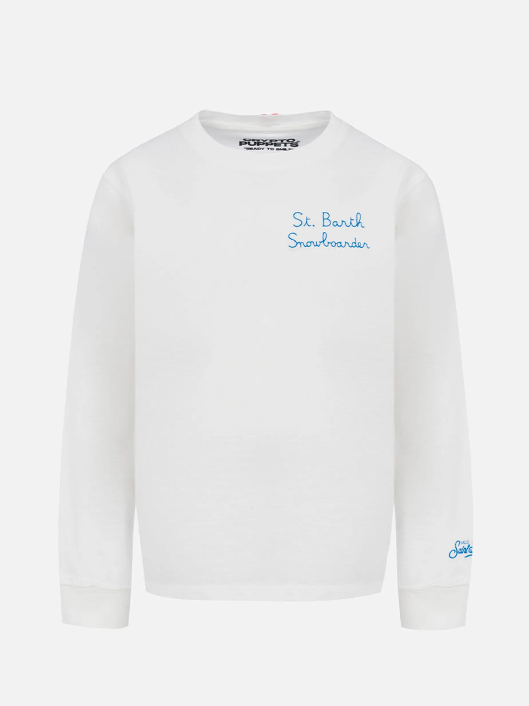 T-shirt da bambino in cotone pesante Luton con stampa Crypto Duck Snow | EDIZIONE SPECIALE CRYPTO PUPPETS