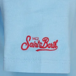 T-shirt da bambino in cotone azzurro con skater Bart | EDIZIONE SPECIALE DEI SIMPSON