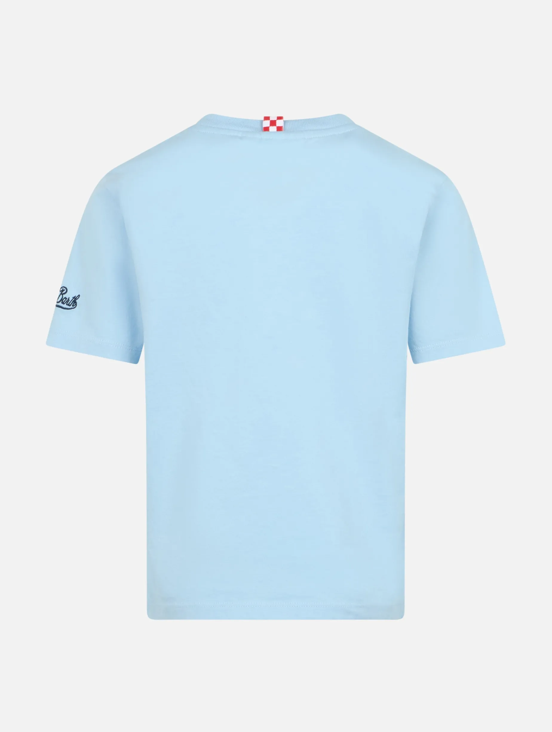 T-shirt da bambino in cotone con stampa coccodrillo St. Barth best friends