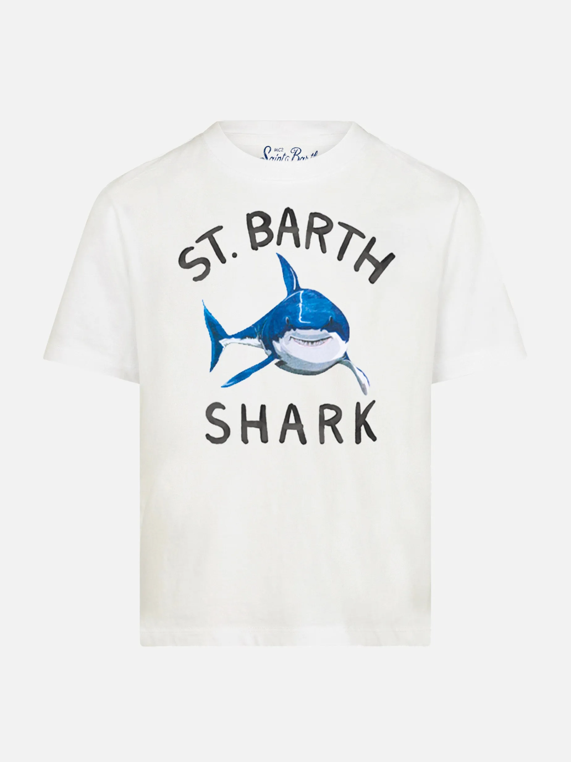 T-shirt da bambino stampa squalo