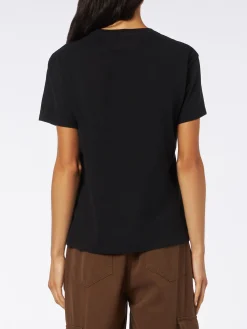 T-shirt da donna in cotone pesante con ricamo Aprés Ski Queen