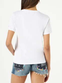 T-shirt da donna in cotone con stampa Funghi