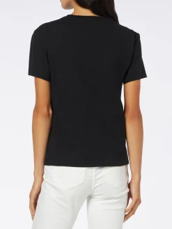 T-shirt da donna in cotone pesante con stampa strass Sono Strassata