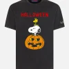 T-shirt da uomo in cotone pesante con stampa Halloween | SNOOPY - EDIZIONE SPECIALE PEANUTS™