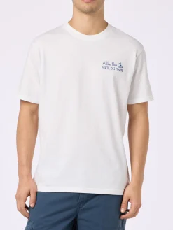 T-shirt da uomo in jersey di cotone vestibilità classica Portofino con stampa ti porto alle Boe | ALLE BOE SPECIAL EDITION