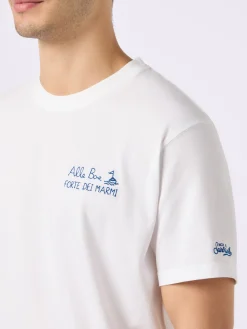 T-shirt da uomo in jersey di cotone vestibilità classica Portofino con stampa ti porto alle Boe | ALLE BOE SPECIAL EDITION