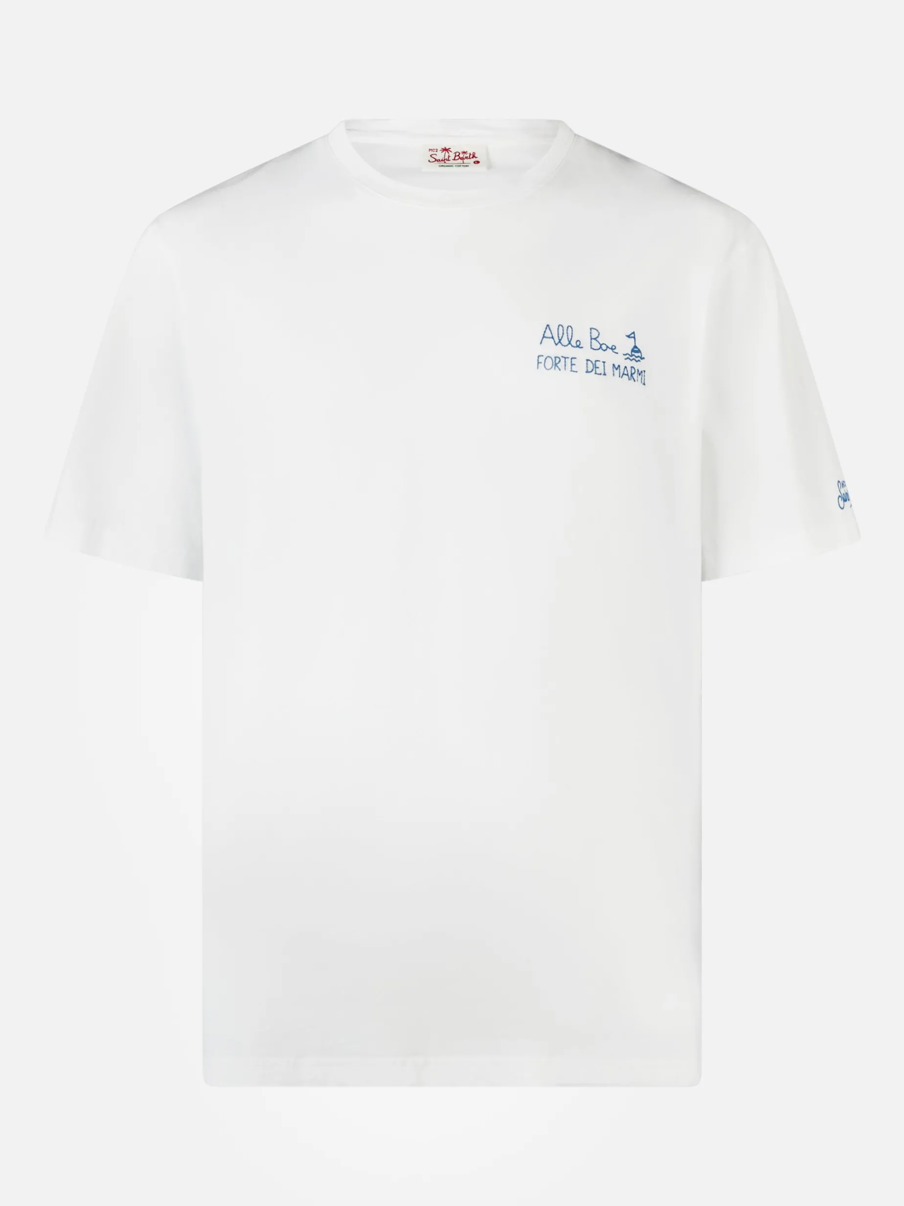 T-shirt da uomo in jersey di cotone vestibilità classica Portofino con stampa Vado a Forte | ALLE BOE SPECIAL EDITION