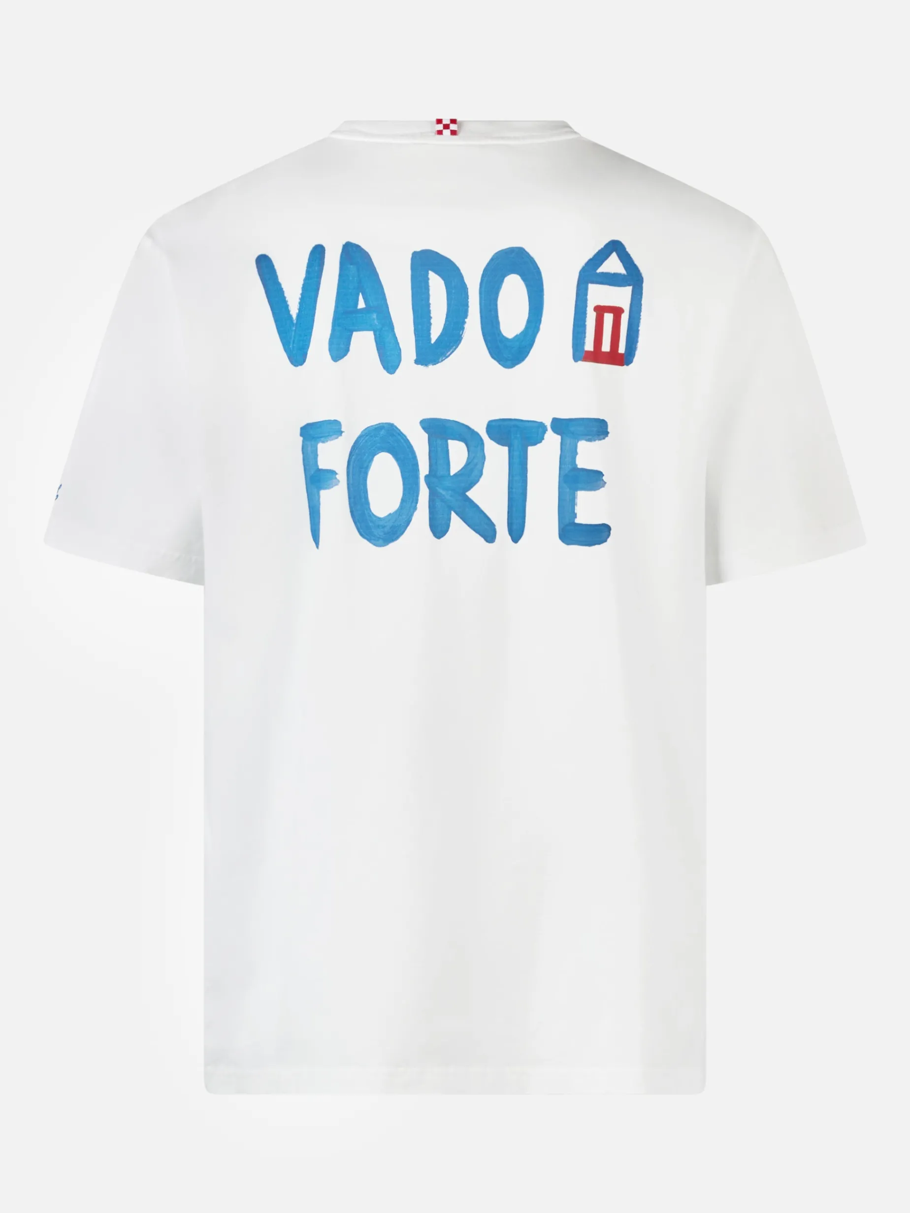 T-shirt da uomo in jersey di cotone vestibilità classica Portofino con stampa Vado a Forte | ALLE BOE SPECIAL EDITION