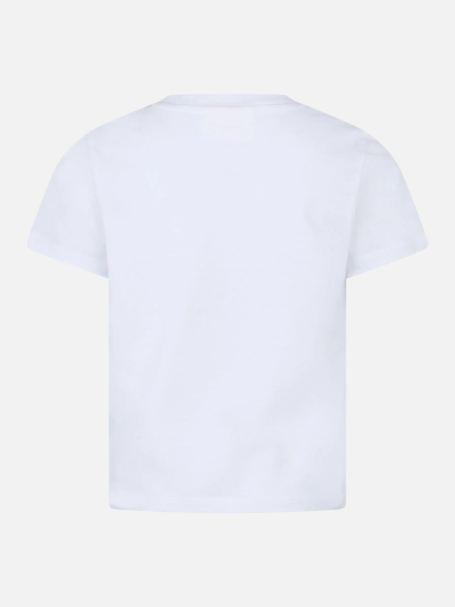 T-shirt girocollo da bambina Elly in jersey di cotone con ricamo mood Vacay