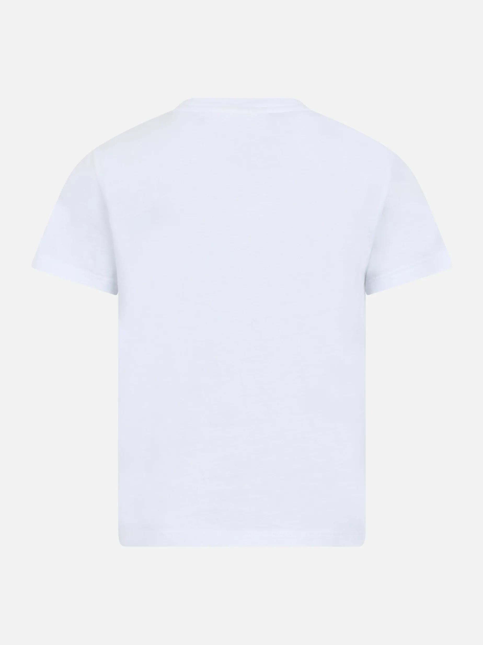 T-shirt girocollo da bambina Elly in jersey di cotone con ricamo Viziata da papà