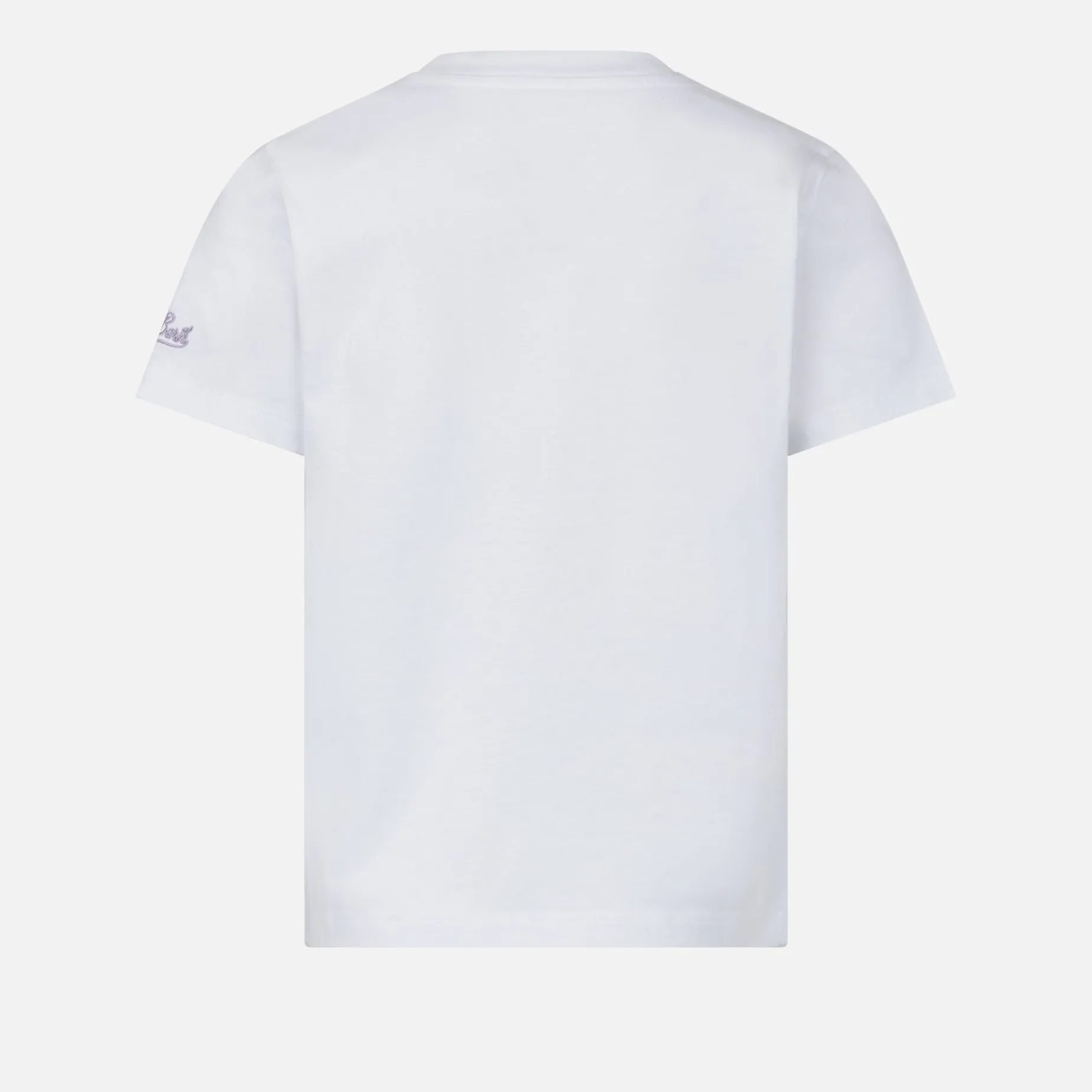 T-shirt girocollo in jersey di cotone da bambina Elly con ricamo Miss Stufo
