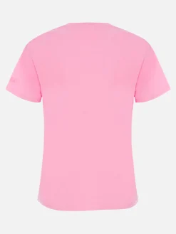 T-shirt girocollo in jersey di cotone da donna Emilie con stampa Barbie St. Barth | BARBIE SPECIAL EDITION