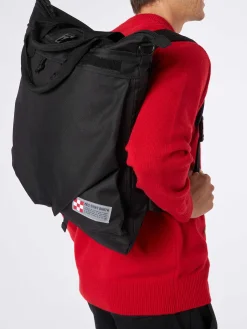 Zaino in tessuto tecnico nero